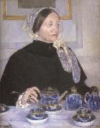Mary Cassatt Dame prenant le the France oil painting artist